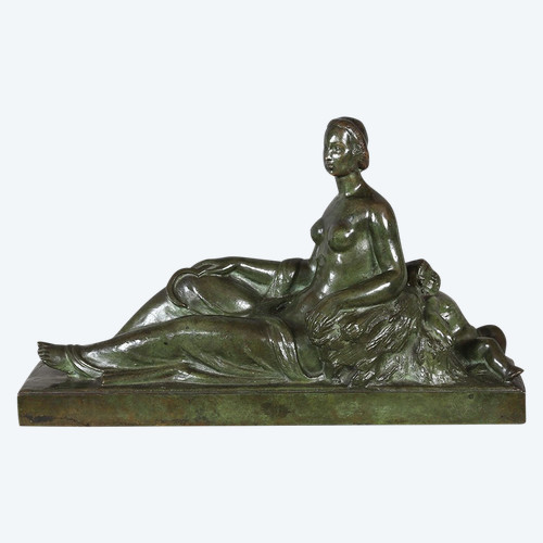 Gilbert PRIVAT 1892/1969, Bronze 55 cm, Art Deco, founder Susse et Frères, Paris