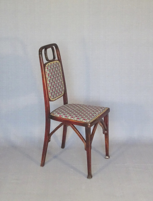 Secession Ensemble, Mundus 1910/1914, one armchair and two chairs, no Thonet