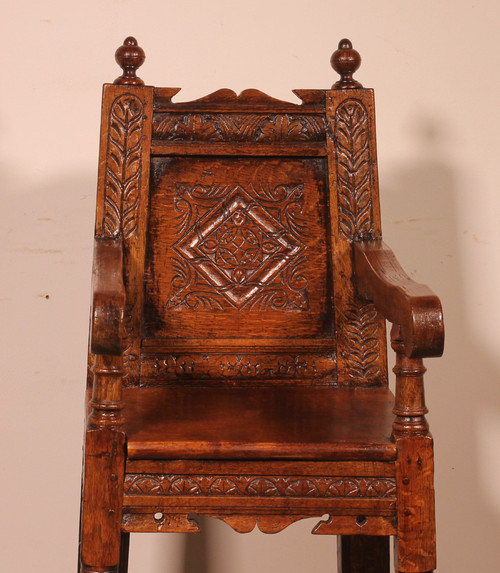 17th Century Children Wainscot Armchair