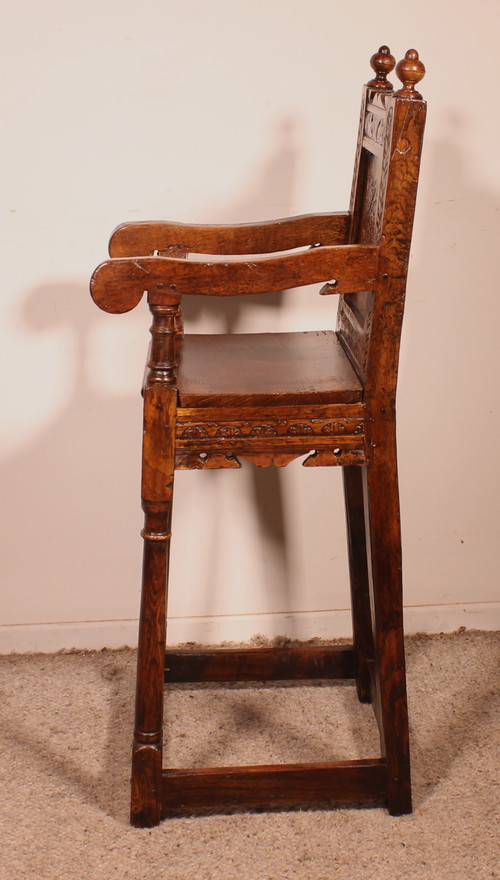 17th Century Children Wainscot Armchair