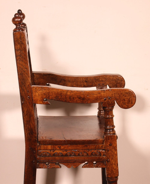 17th Century Children Wainscot Armchair