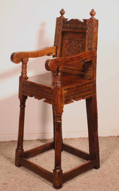 17th Century Children Wainscot Armchair