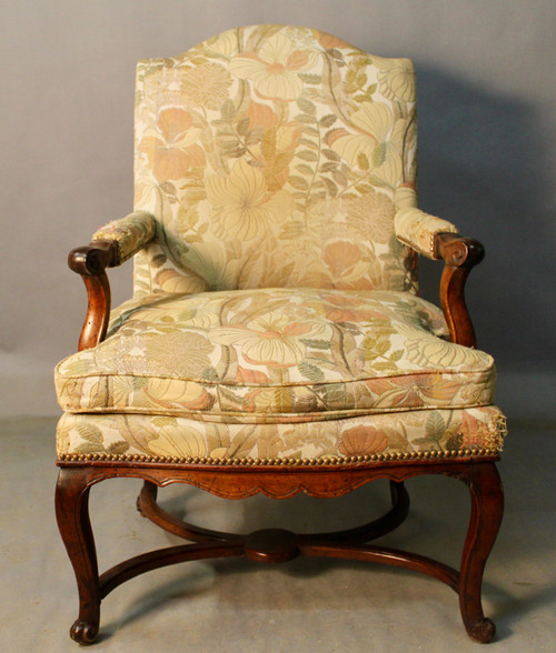 Large 18th Century Regency Flat Back Armchair