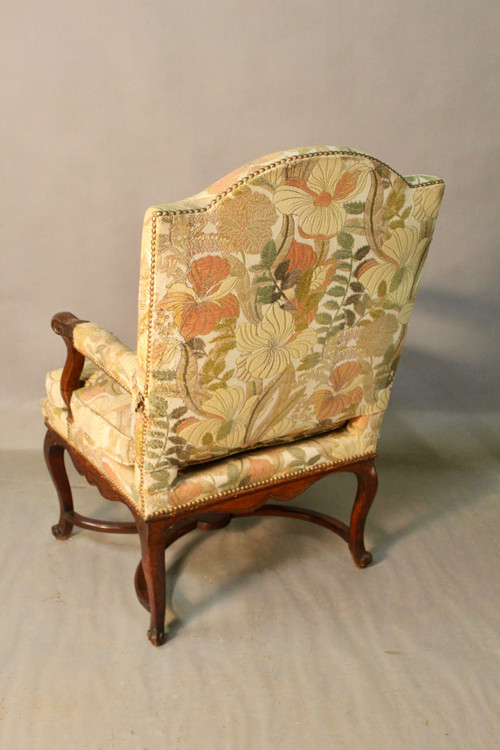 Large 18th Century Regency Flat Back Armchair