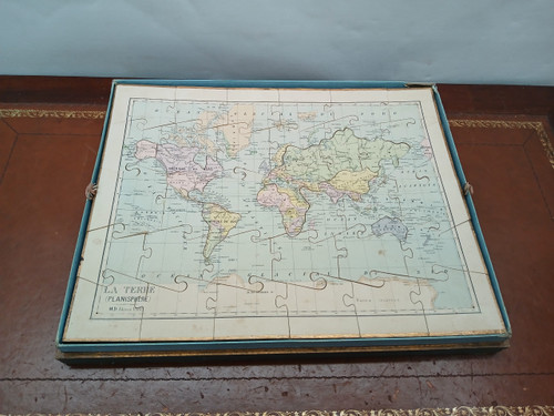 Atlante geografico in puzzle