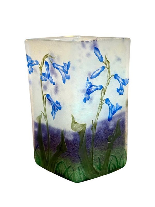 Daum Nancy Vase "Aux Gentianes"