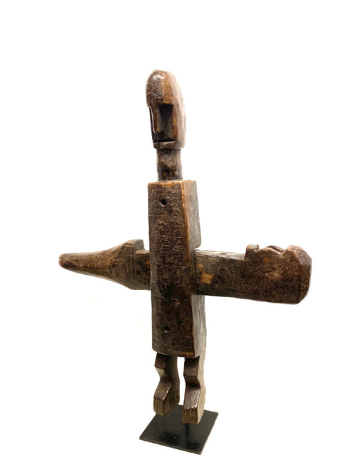 Serrure de porte anthropomorphe BAMBARA ou BAMANA du Mali