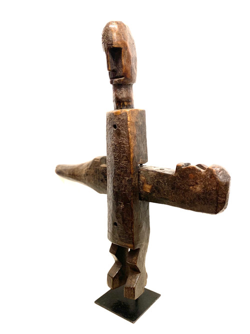 Serrure de porte anthropomorphe BAMBARA ou BAMANA du Mali