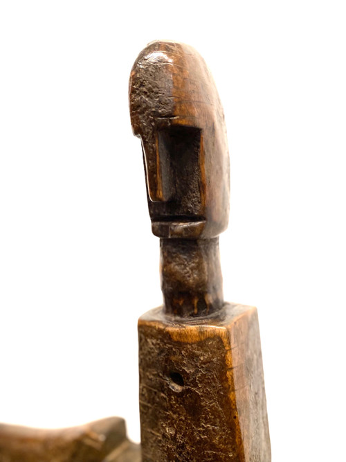 Serrure de porte anthropomorphe BAMBARA ou BAMANA du Mali