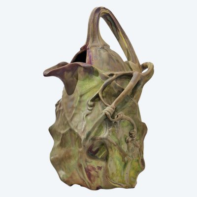 Ernest Bussière, Vegetable jug, Art Nouveau