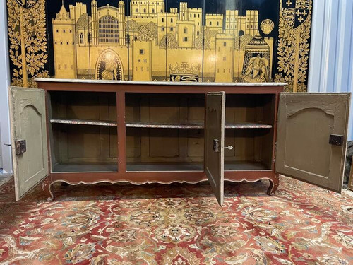 Painted Louis XV era Provencal sideboard