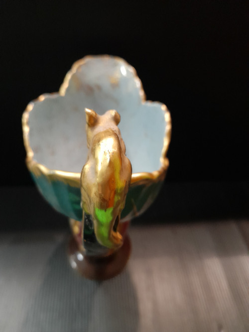 Hanap en porcelaine Meissen 19e siècle