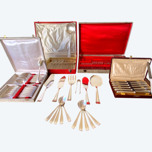 Boulenger silver metal cutlery set