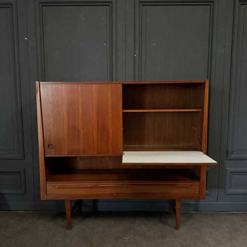 Credenza scandinava in teak del XX secolo