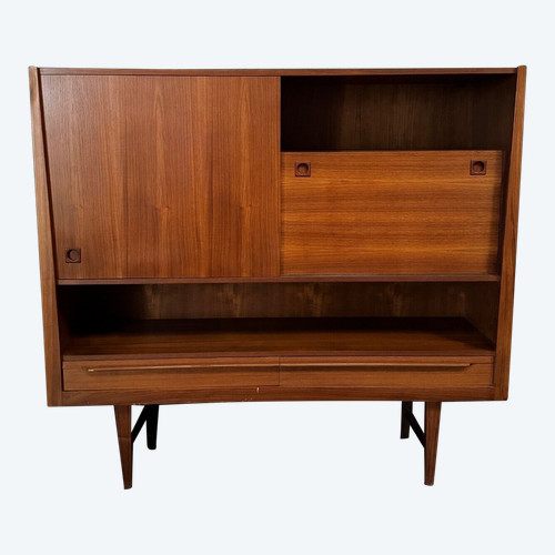 Credenza scandinava in teak del XX secolo