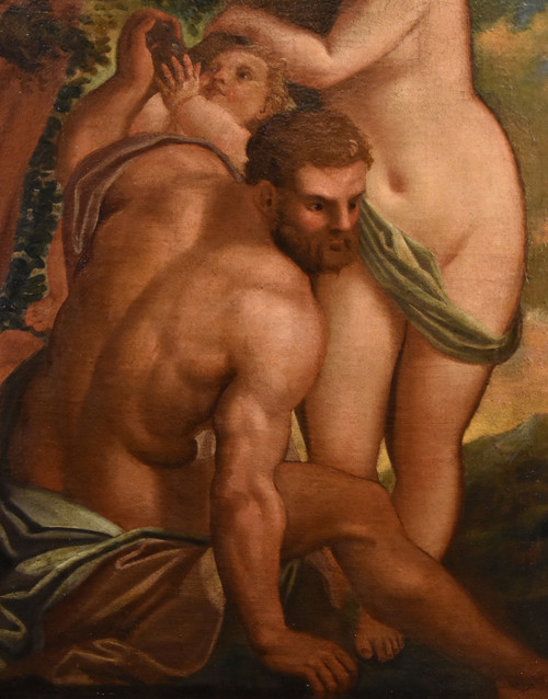 Hercules And Onphale, Alessandro Varotari, Known As Il Padovanino (padua 1588 - Venice 1649)