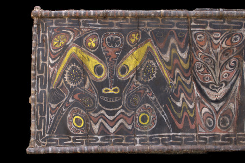 Bemalte Rindenplatte, Stammeskunst, Ozeanische Kunst, Ozeanien, Papua-Neuguinea