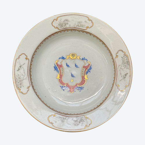 Teller aus China Porzellan mit Ornament-Dekor