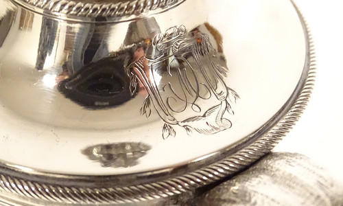 Louis XVI coffee pot Silver Fermiers Généraux Paris 18th century eagle