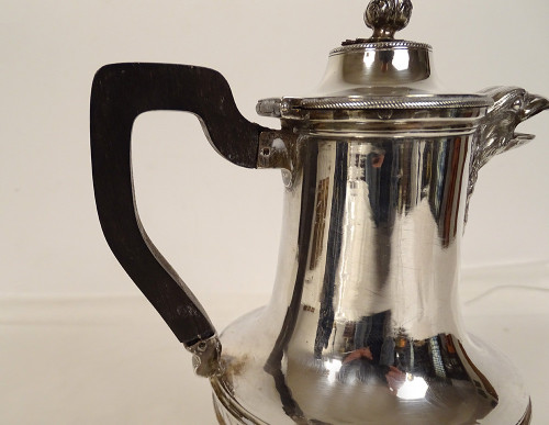 Louis XVI coffee pot Silver Fermiers Généraux Paris 18th century eagle