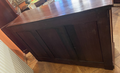 Large Oak Buffet With Two Doors - 19th Century