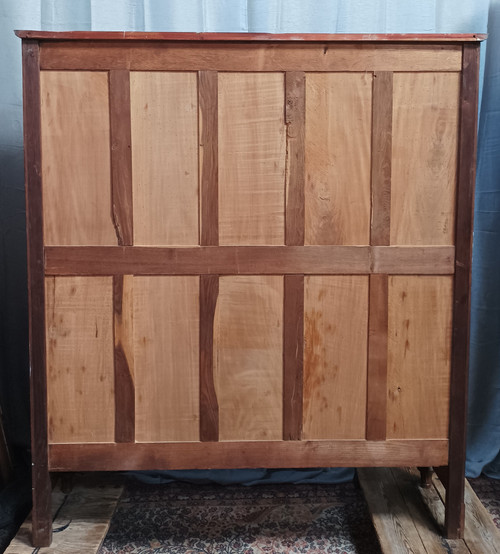 Louis XVI walnut bookcase