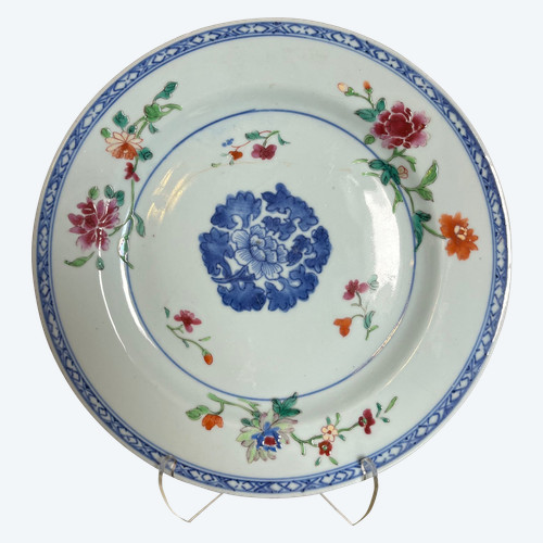 Assiette Chine XVIIIème Compagnie des Indes 