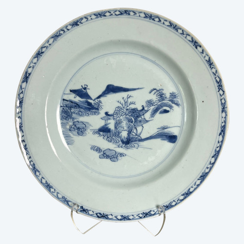 Assiette Chine de commande XVIIIème