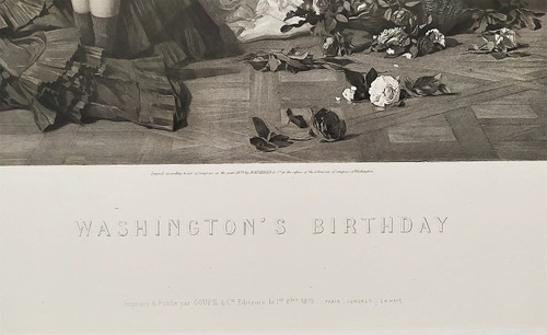 Washington's Birthday Vereinigte Staaten von Amerika Historische Fotografie Nach Charles Baugniet