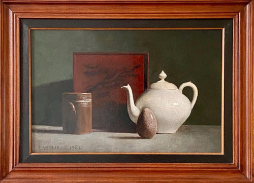 Jean Bailly (b. 1940), Nature Morte à La Théière painting.