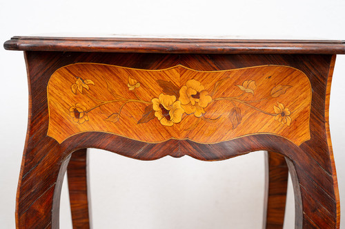 Pair of Napoleon III French bedside tables, early 20th century.