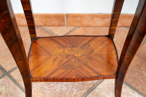 Pair of Napoleon III French bedside tables, early 20th century.