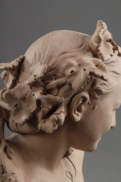 L'Espiègle ou la rieuse aux pampres de vignes di Jean Baptiste CARPEAUX