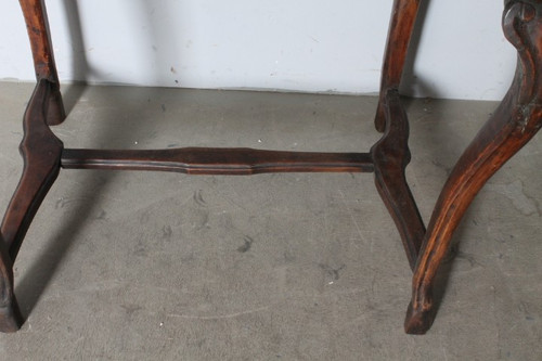 Antique writing table late 17th century Bologna . solid walnut . First patina . Meas 97 x 58 h. 78