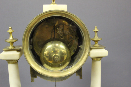 Louis XVI Marble And Bronze Clock Circa 1800