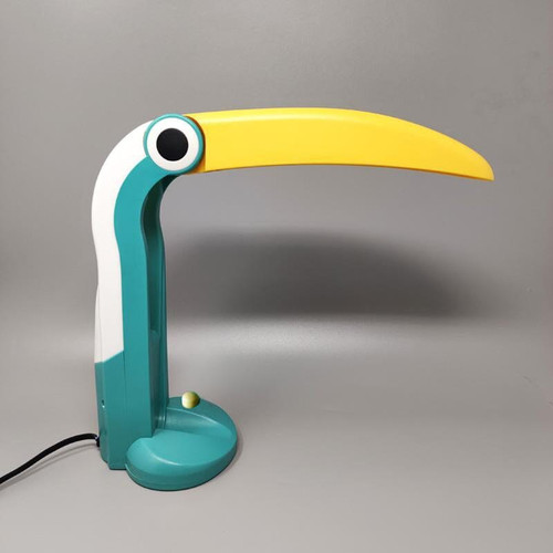 Lampada da tavolo Toucan degli anni '80 di H.T. Huang per Lenoir