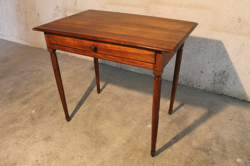 Louis XVI style writing desk in cherry wood from the 19th century