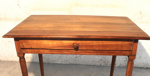 Louis XVI style writing desk in cherry wood from the 19th century