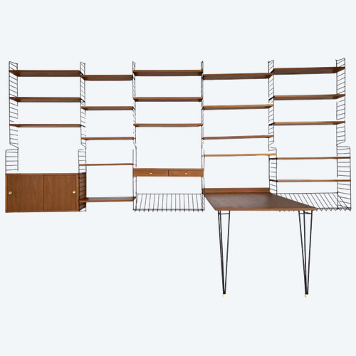 Système String par Nisse Strinning pour String Design AB, Suède années 60