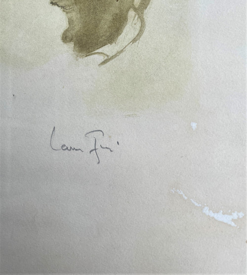 Leonor FINI : visage, lithographie signée et numérotée