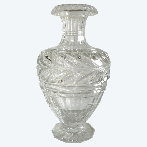 Vaso in cristallo Baccarat stile restauro - Produzione museale - 25 cm