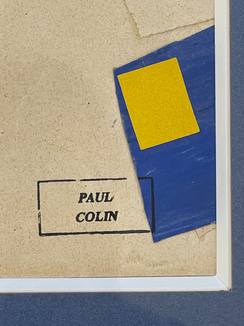 Paul COLIN (1892 – 1986), composition cubiste, 1925