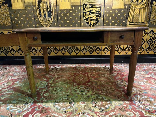 19th century walnut table/desk