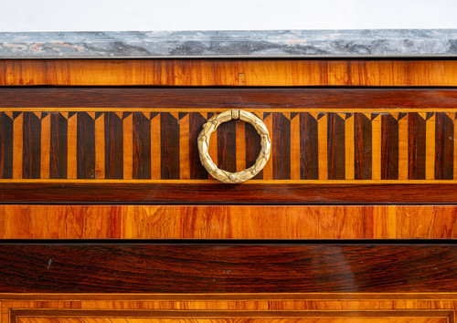 Antique French Napoleon III sideboard in exotic wood, 19th century