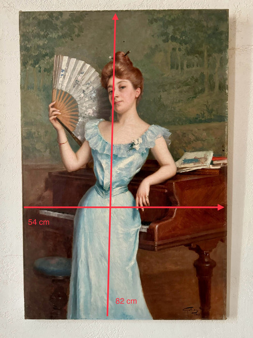 Uno elegante dipinto nel 1903 da Octave Gallian