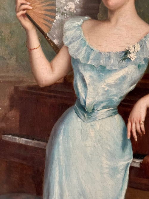 Uno elegante dipinto nel 1903 da Octave Gallian