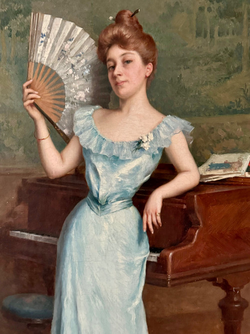 Uno elegante dipinto nel 1903 da Octave Gallian