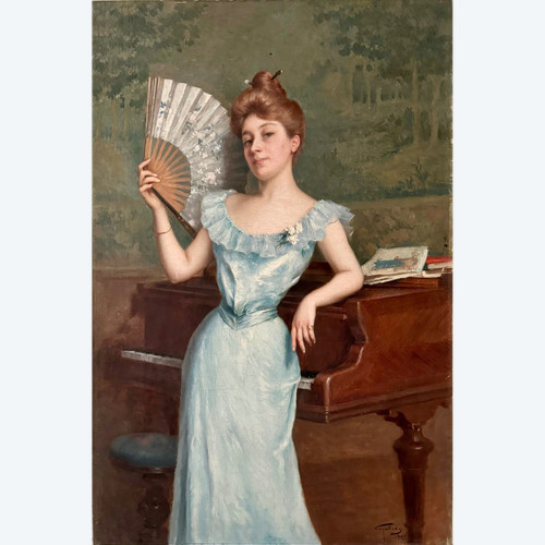 Uno elegante dipinto nel 1903 da Octave Gallian