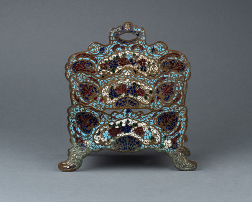 Cloisonné Enamel Desk Set, 19th Century