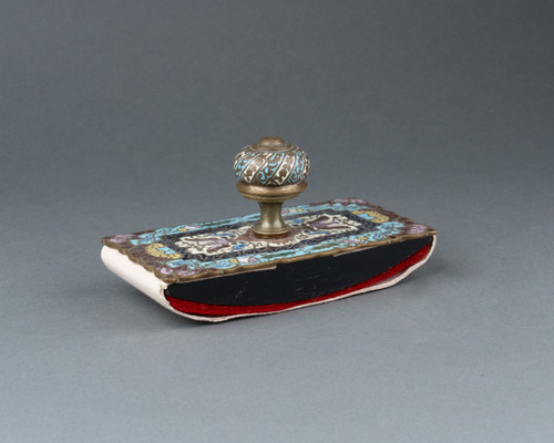 Cloisonné Enamel Desk Set, 19th Century